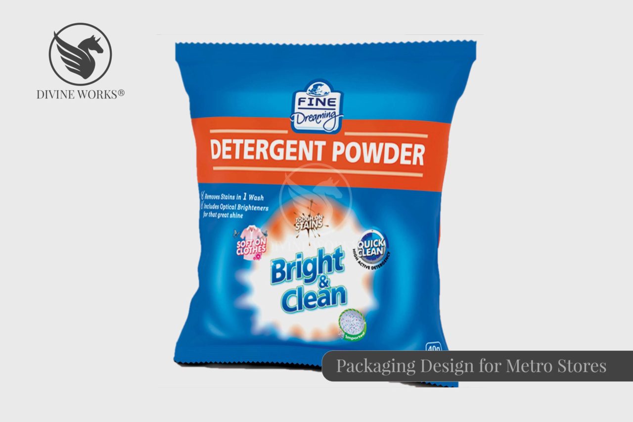 Metro Detergent Packaging Design By Divine Works