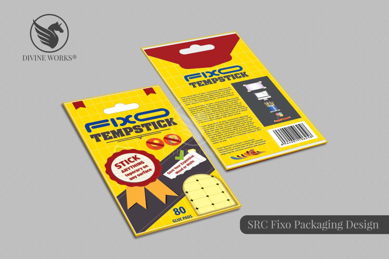 Fixo Adhesive Packaging Design By Divine Works