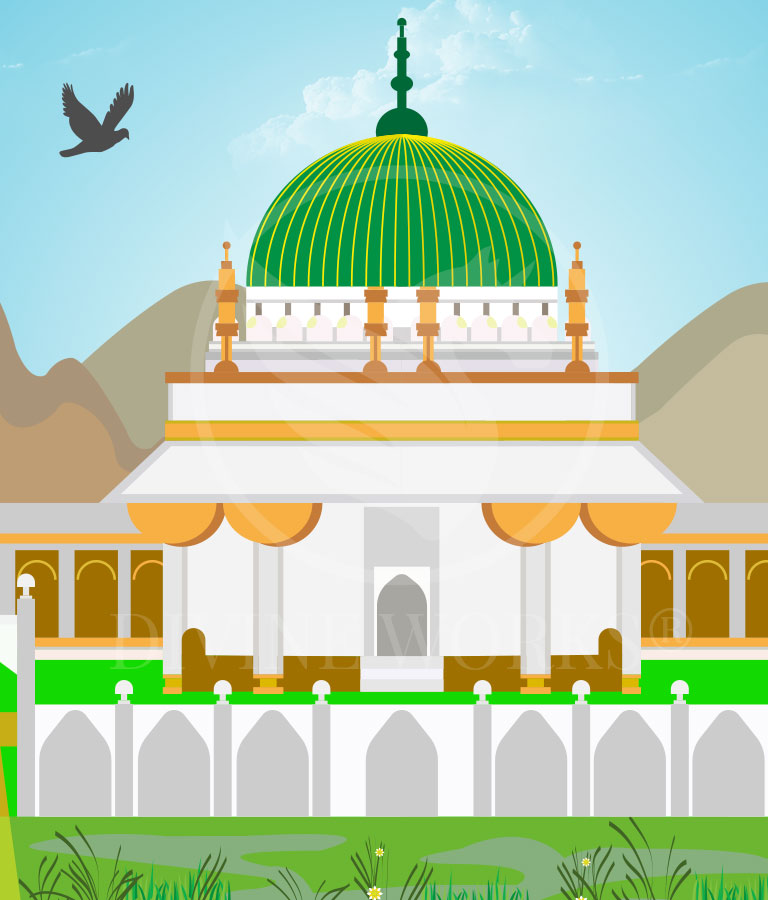 Free Mosque Vector Illustration Download by Divine Works