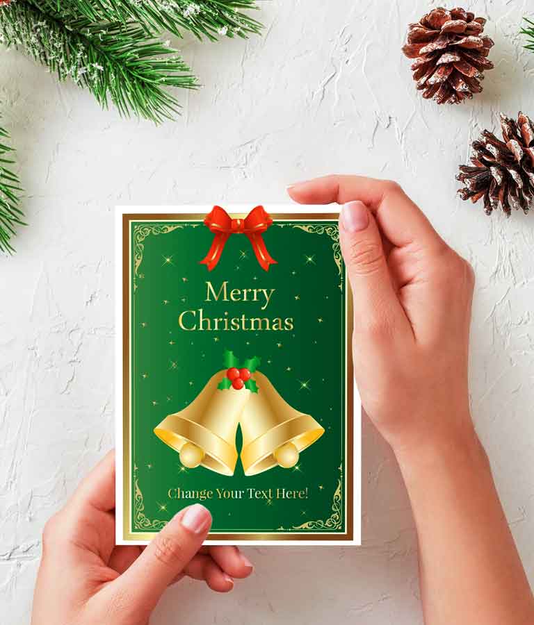 Free Christmas Card Mockup by Divine Works
