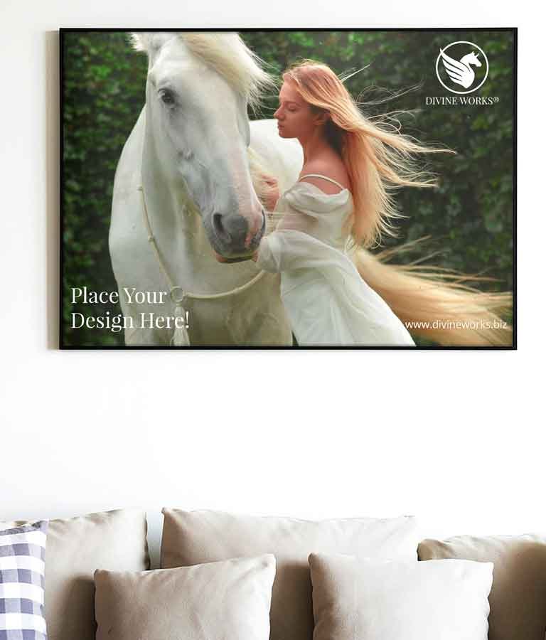 Download Free Living Room Frame Mockup