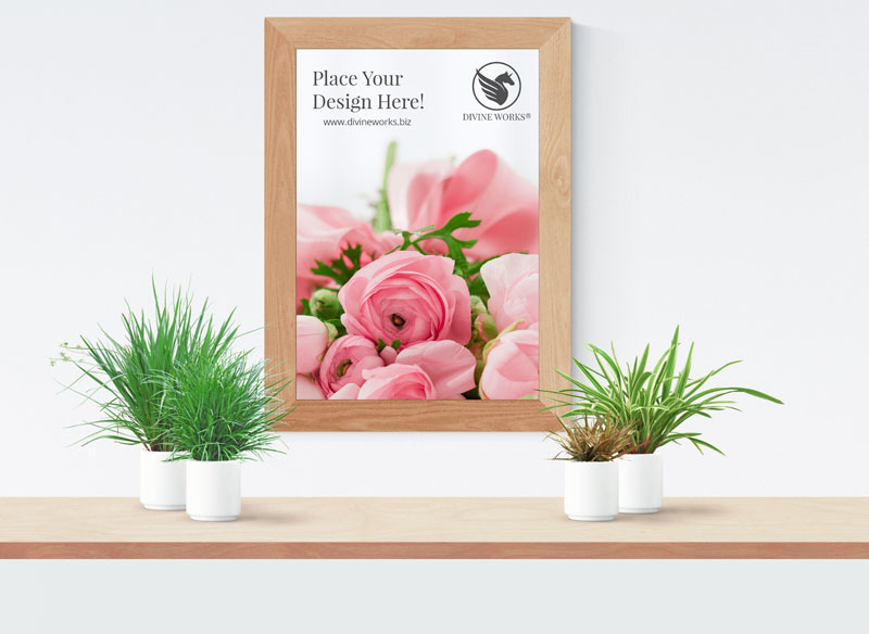 Free Picture Frame Mockup by Divine Works