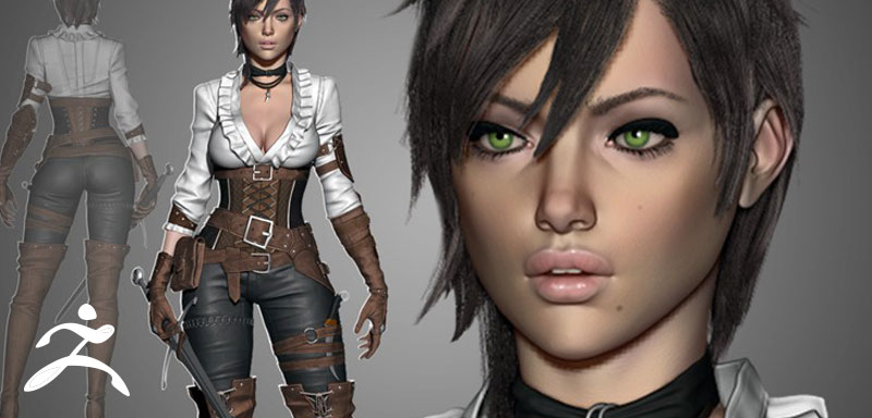Female Character Creation in Zbrush