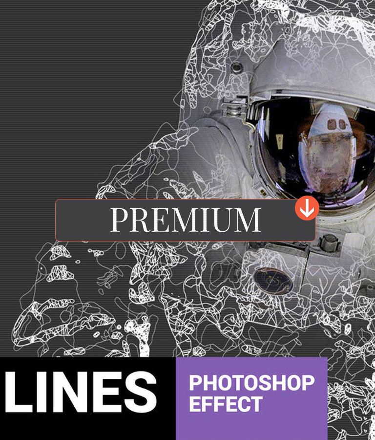 Fibrum - Lines Art Photoshop Action