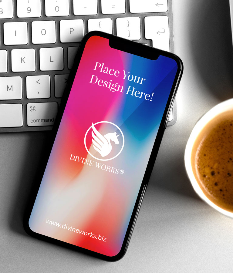 Free Black iPhone X Mockup PSD by Divine Works