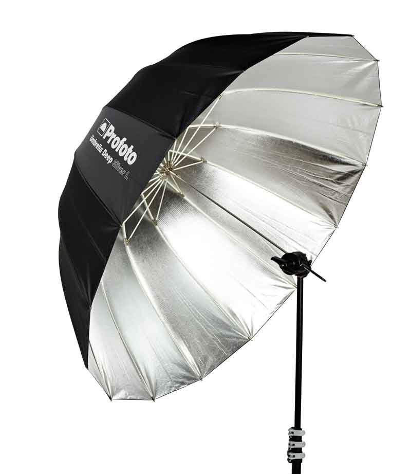Deep Parabolic Umbrella Profoto Silver