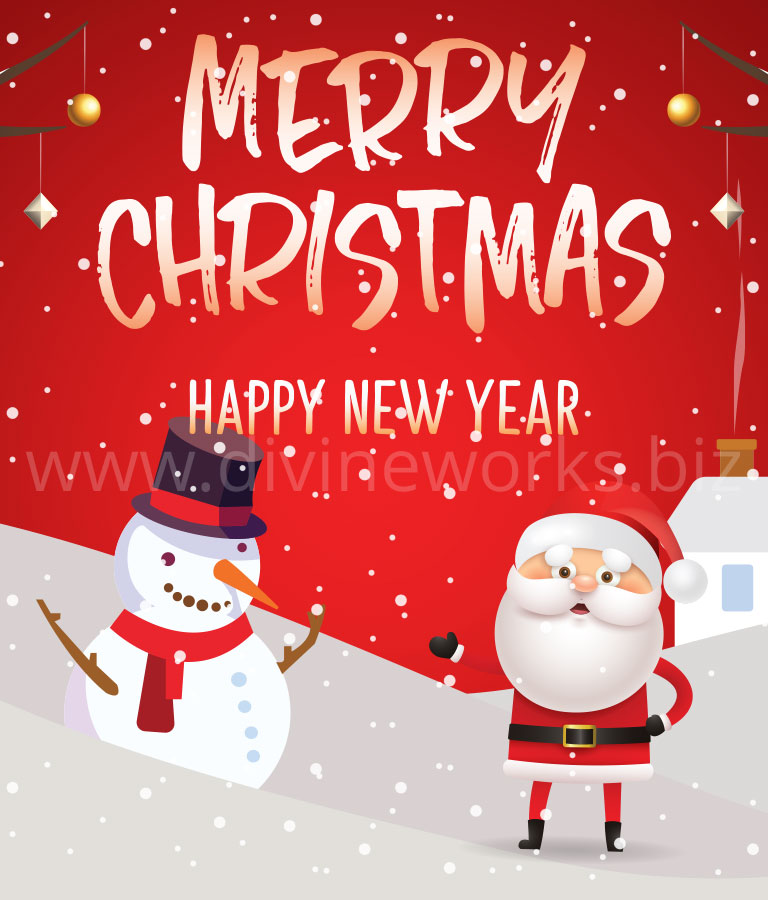 Download Free Merry Christmas Vector by Divine Works