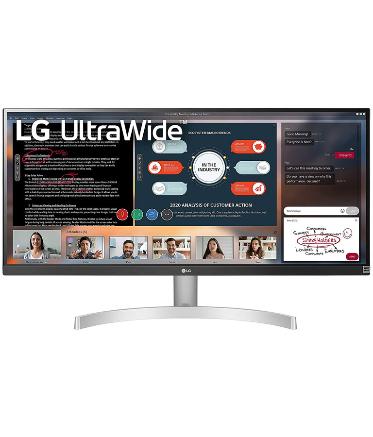 LG 29WN600-W 29" 21-9 UltraWide WFHD IPS HDR1 0 Monitor