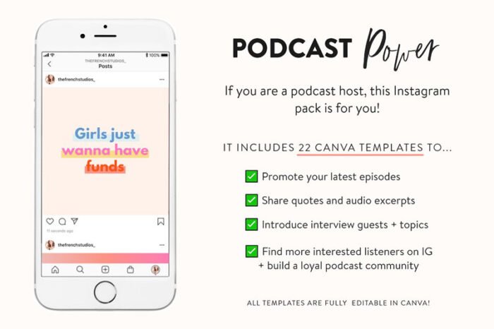 Download Podcast Posts Template Pack