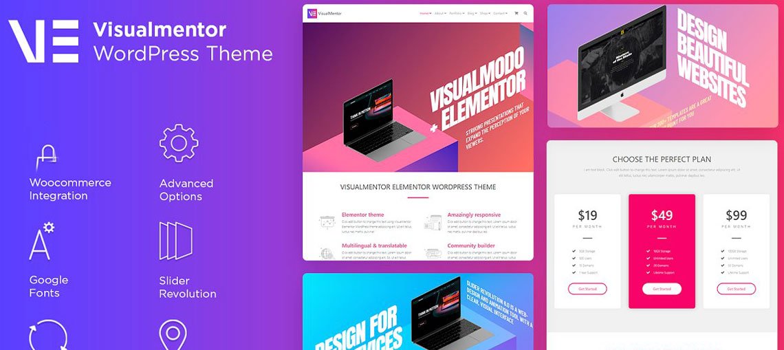 VisualMentor Elementor - VisualMentor Elementor WP Theme