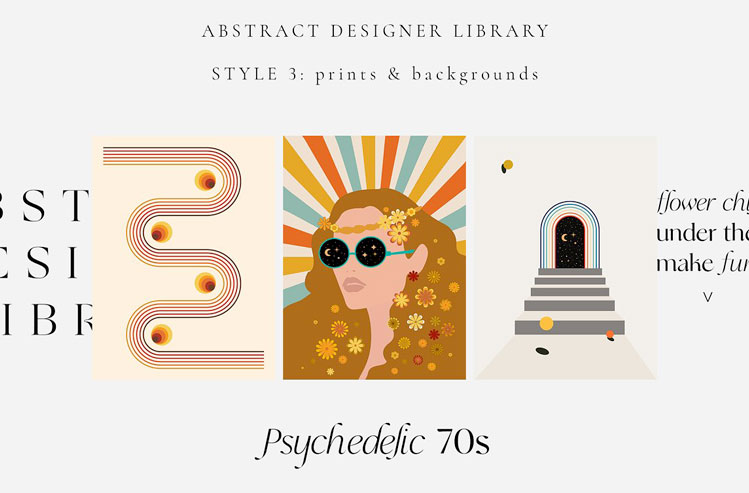 ABSTRACT DESIGNER LIBRARY 21 styles