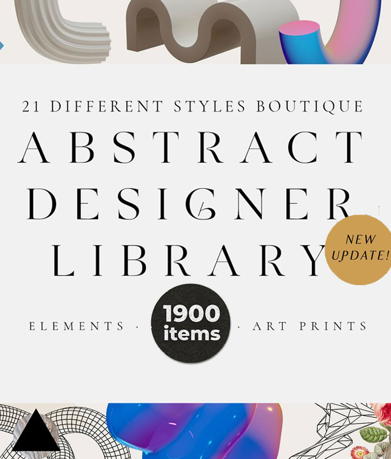 ABSTRACT DESIGNER LIBRARY 21 styles