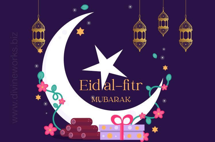 Download Free Eid-ul-Fitr-Mubarak Vector by Divine Works