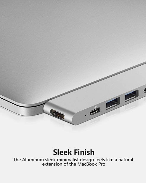 Purgo USB C Hub Adapter Dock for MacBook Air