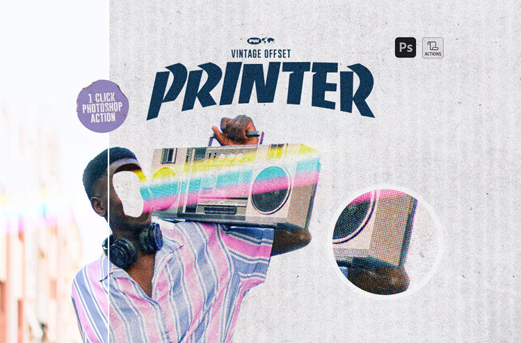 Vintage Offset Printer