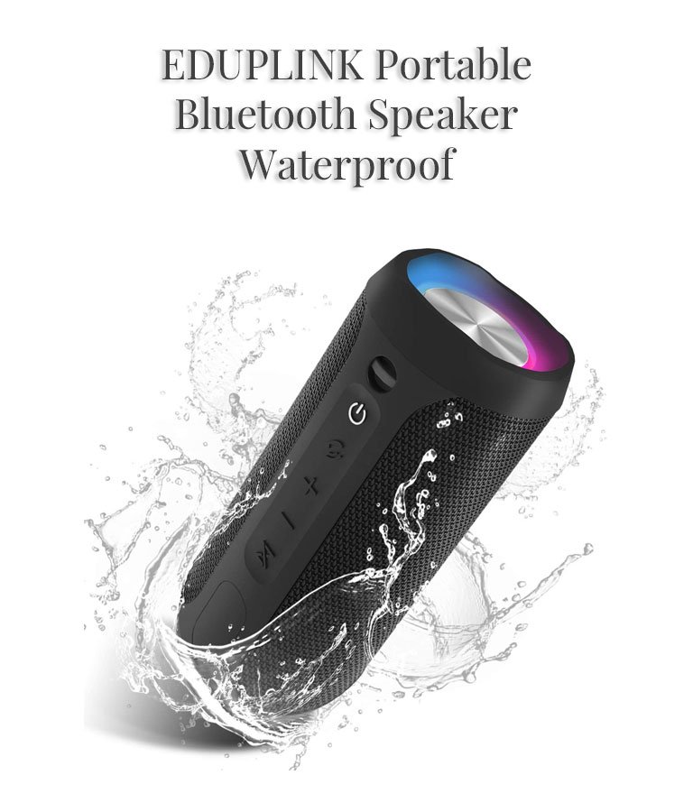  EDUPLINK Portable Bluetooth Speaker Waterproof