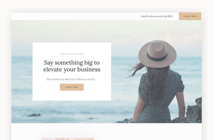Sales Page | WordPress + Elementor