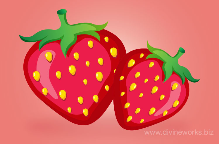 Strawberry Fruit Vector Illustration