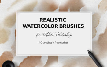 Photoshop Realistic Watercolor Brushes