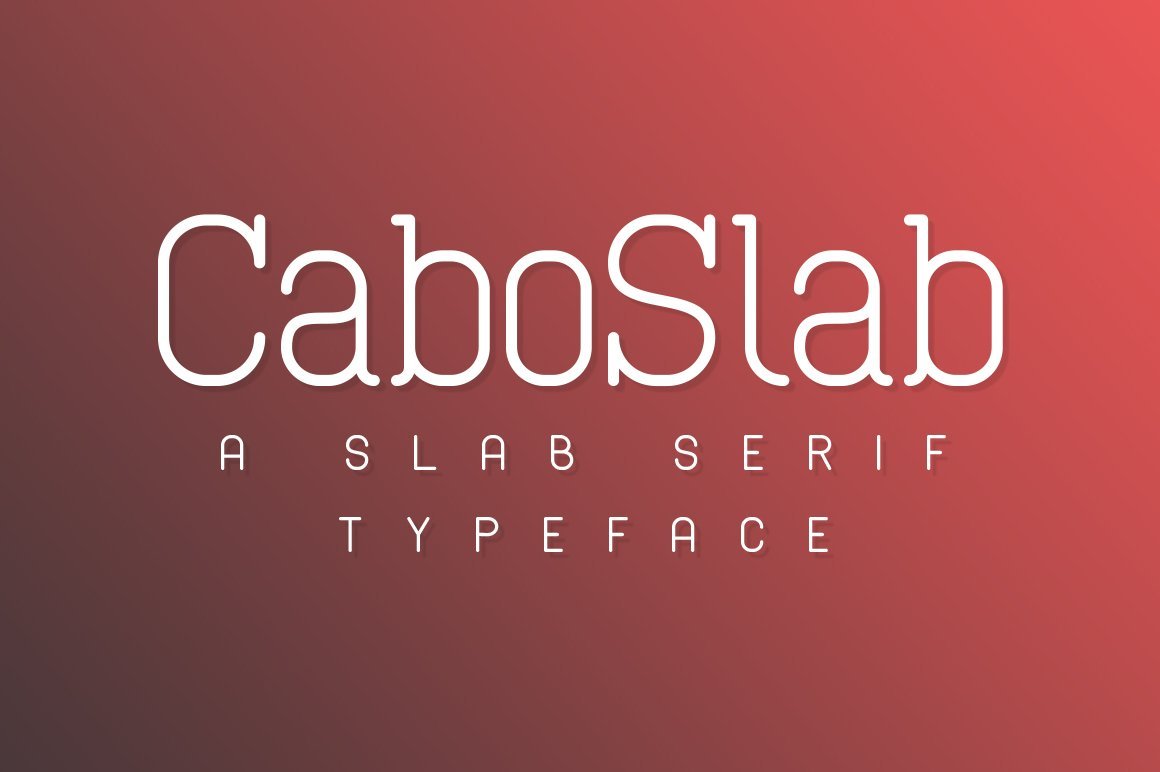 Cabo Lettering Cabo Slab Font Family - Cabo Slab Font Family