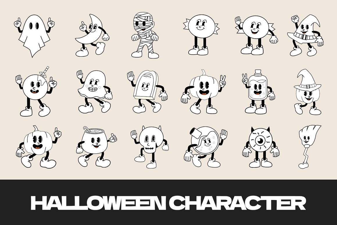 Halloween Fun Character and Assets