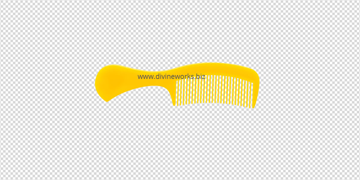 Plastic Hair Comb Png Image