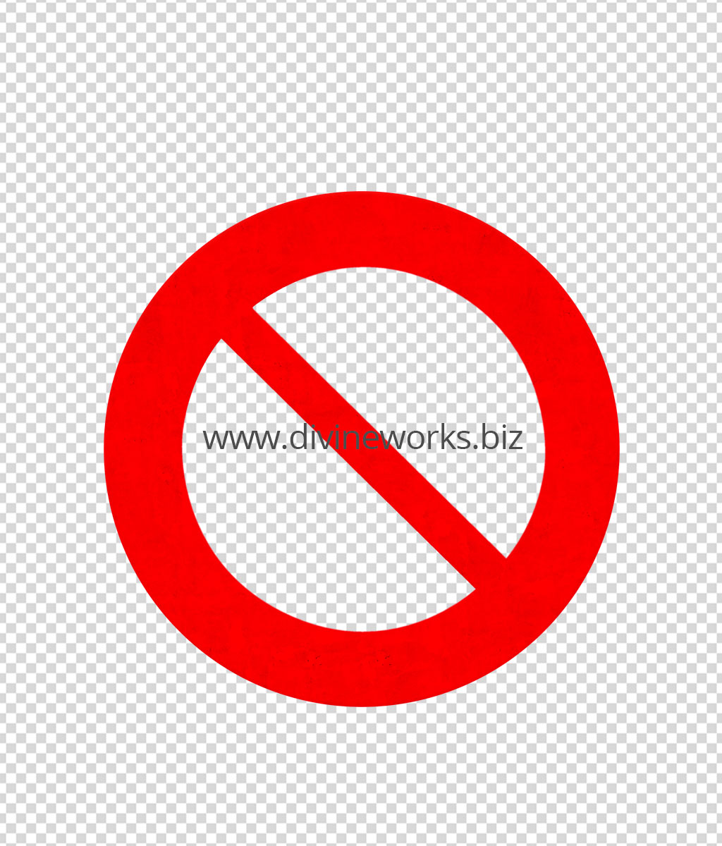 Prohibited Sign Transparent Png Image