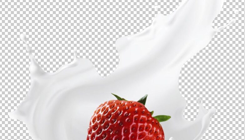Strawberry Splash Transparent PNG Image