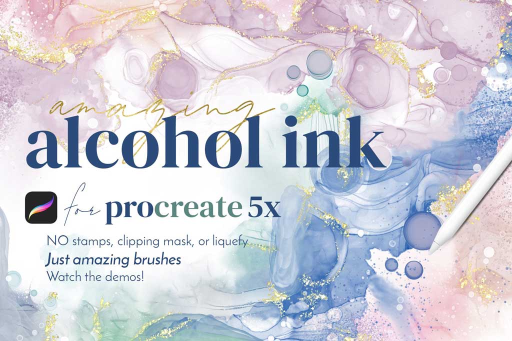 Alcohol Ink for Procreate