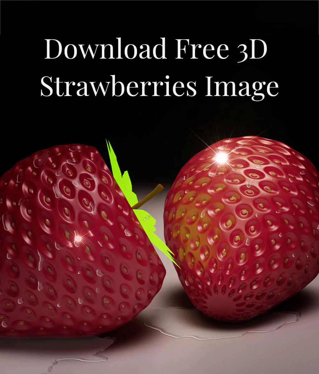 Free 3D Strawberries