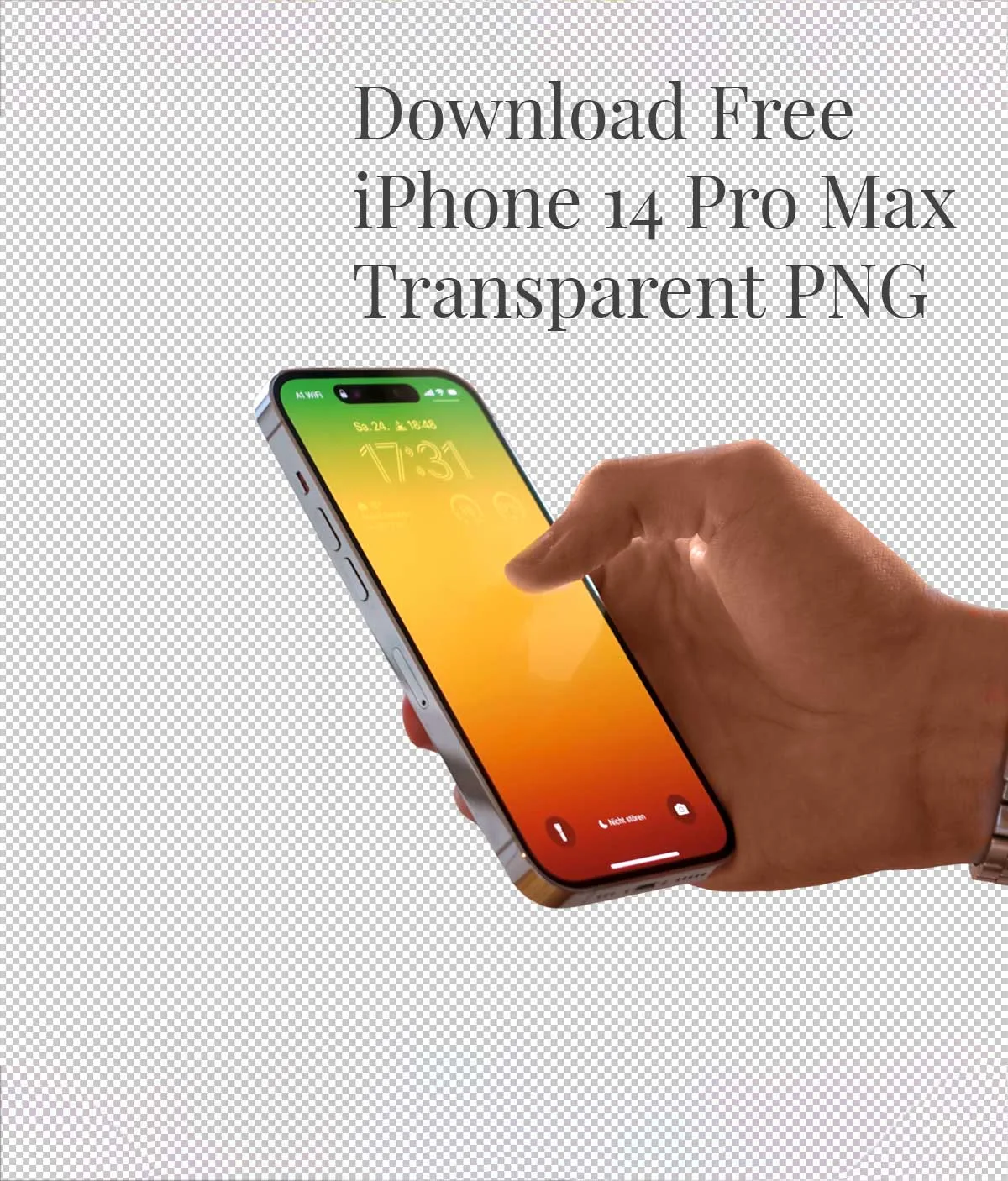 Download Free iPhone 14 Pro Max Transparent PNG
