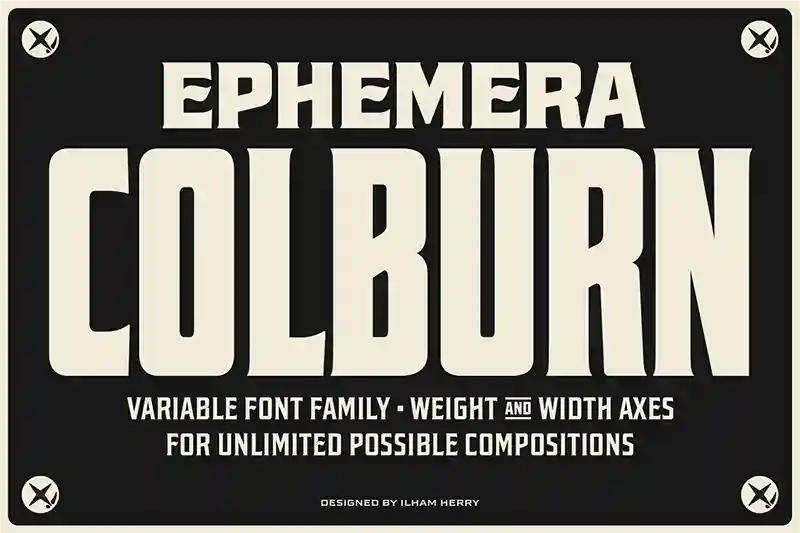 EFCO Colburn Variable Font
