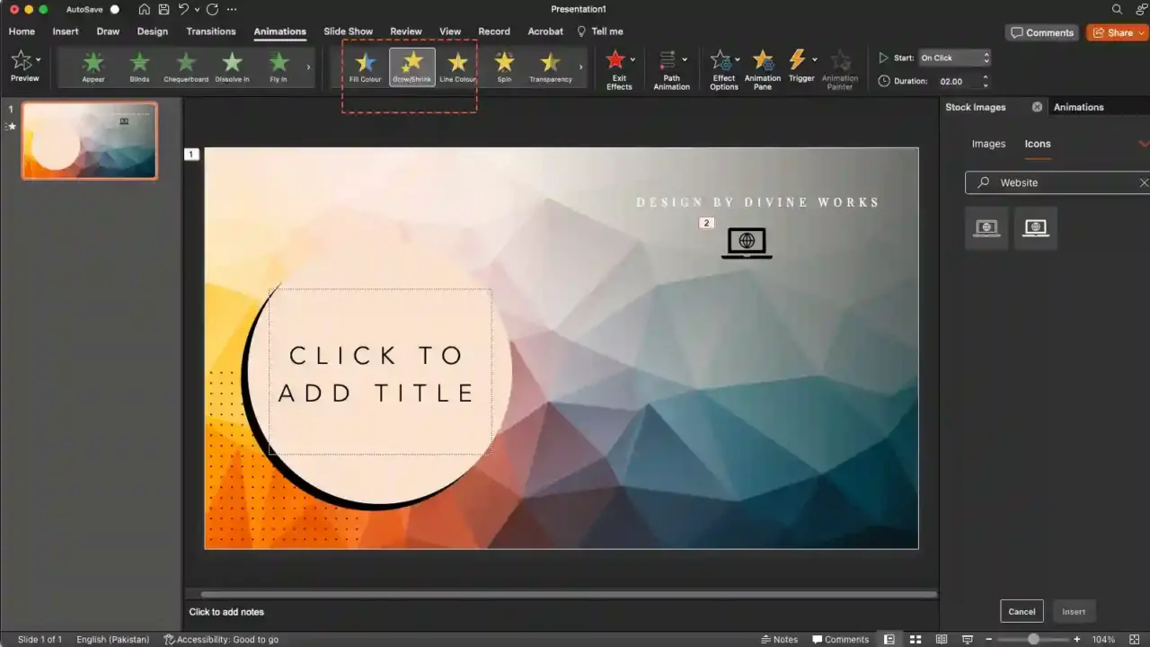 How to Make Powerpoint Animations Slide