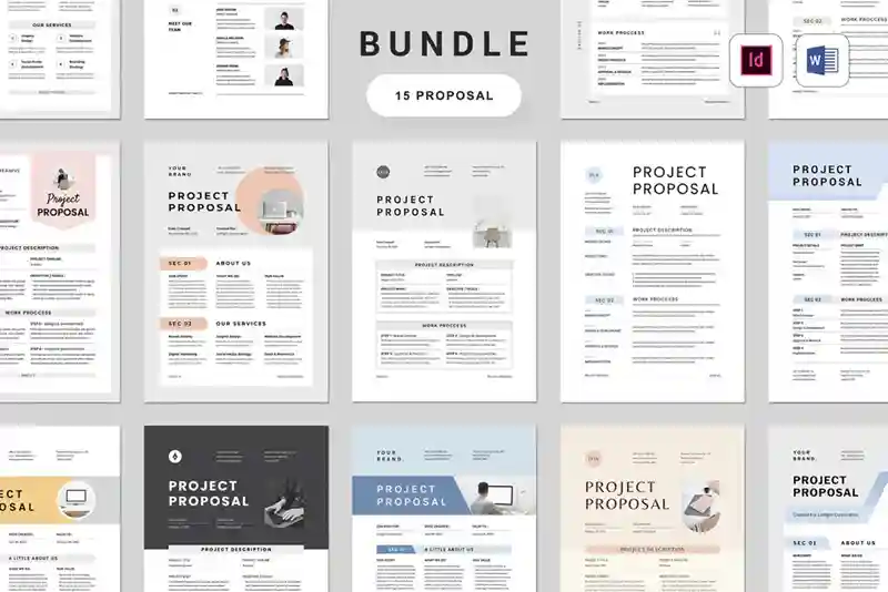 Ms Word and InDesign Proposal Bundle